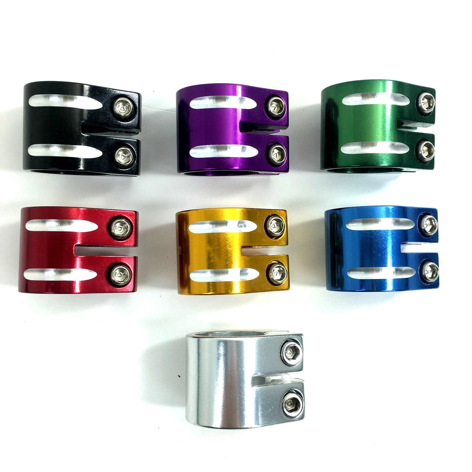 Samurai Double 31.8mm Purple Scooter Clamp