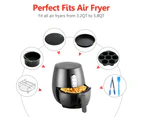 20 Piece Set 7'' Air Fryer Accessories Frying Cage Dish Baking Pan Rack Pizza Tray