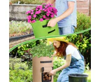 Potato Grow Planter Container Bag Pouch Root Plant Growing Pot Side Window - Green