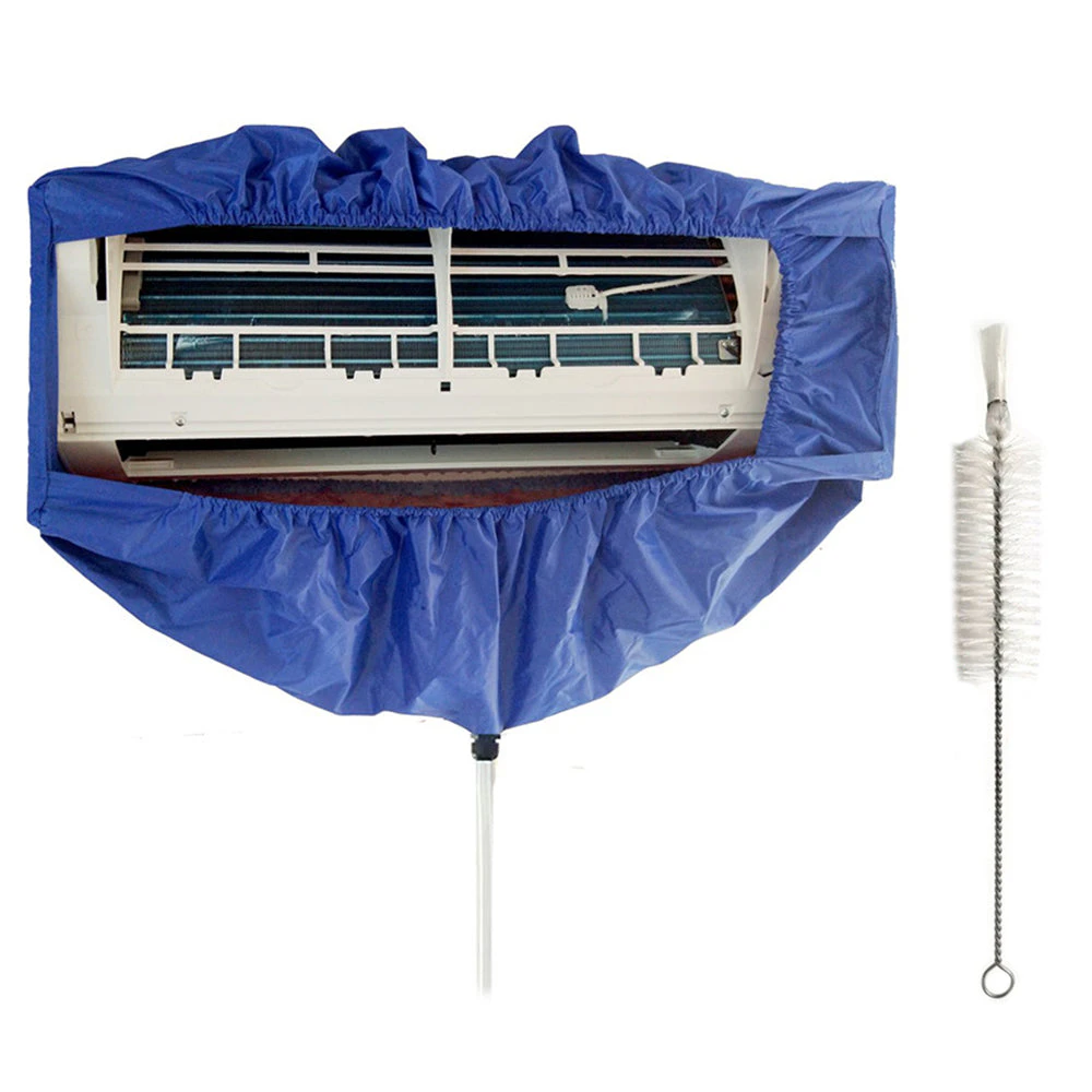 Wall Mounted Air Conditioner Cleaning Cover Bag with Water Pipe