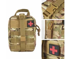 Tactical Away EMT IFAK Medical Pouch First Aid Kit Utility Bag - Coyote Brown