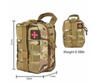 Tactical Away EMT IFAK Medical Pouch First Aid Kit Utility Bag - Coyote Brown