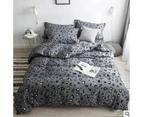 3D Black And Gray Leopard 18108 Quilt Cover Set Bedding Set Pillowcases Duvet Cover KING SINGLE DOUBLE QUEEN KING