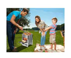 Portable Outdoor Large Camping Stove Camp Wood BBQ Grill Stainless Steel