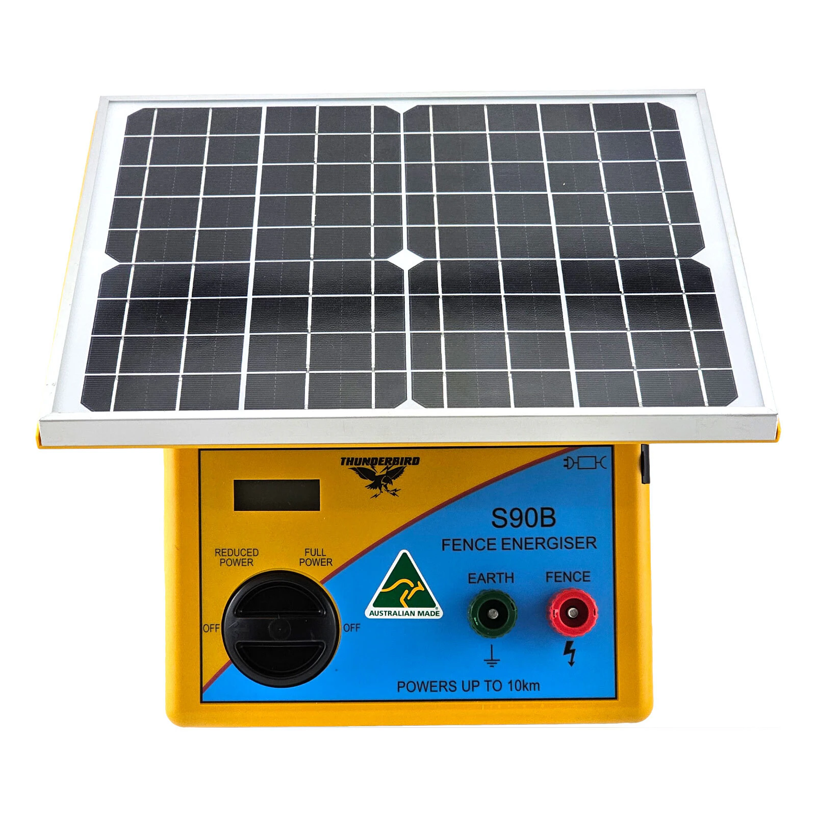 Thunderbird 10km Solar Electric Fence Energiser | S-90B