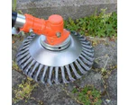 200mm Cone Knotted Wire Grass Trimmer Cutter Head Lawn Mower Weeding Tray