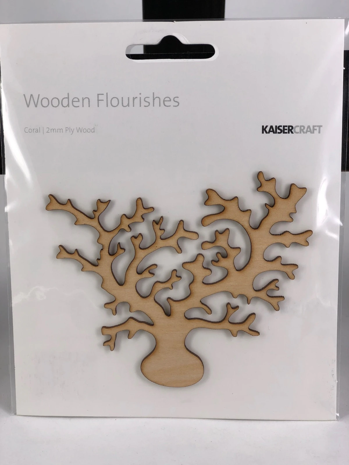 Kaisercraft Wooden Flourishes Coral