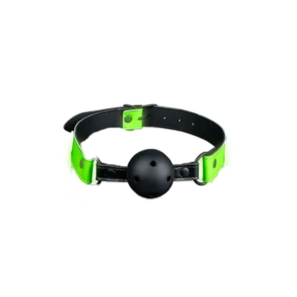 Ouch Glow In The Dark Mouth Breathable Ball Gag
