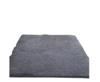 Floor Rug Rugs Fluffy Area Carpet Shaggy Soft Large Pads Living Room Bedroom Pad - Grey