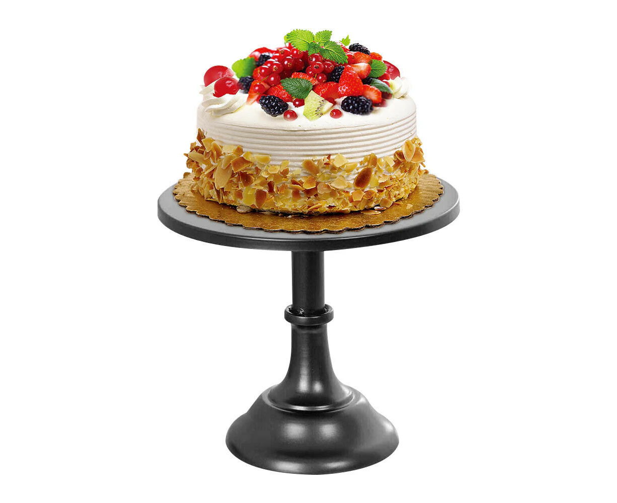 EHOME 25cm Cake Stand Gold Iron Cupcake Wedding Dessert Bar Party Pedestal Fruit Tray