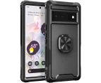 LD Rugged Armor Designed for Google Pixel 6 Pro Case (2021)-Black