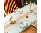 Boho Table Linen Table Runner Dining Party Linen Wedding Decor-Style 1 - 275 x 30cm
