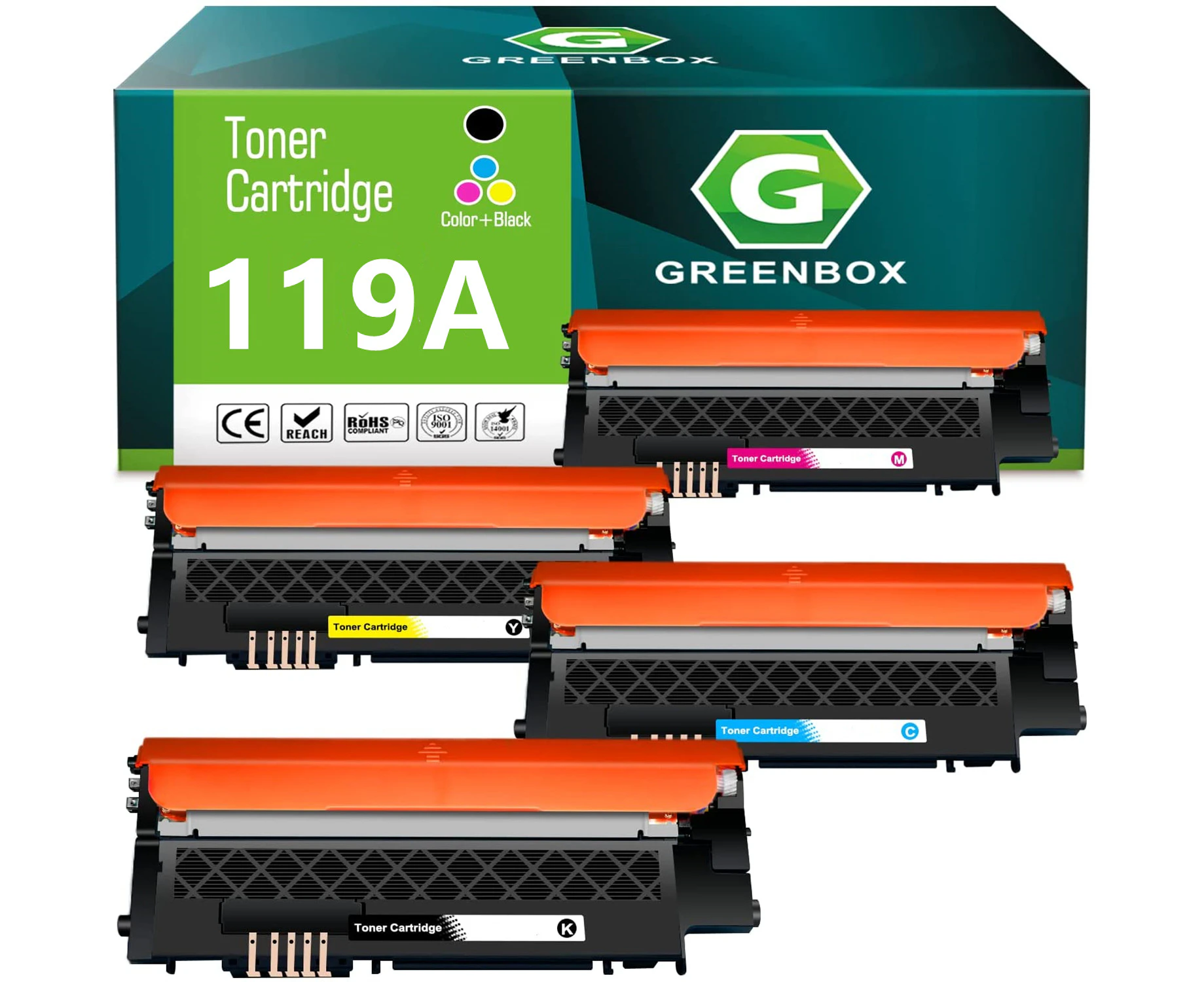 4x Generic 119A Toner for HP Color Laser 150a 150nw MFP178nw MFP179fnw 178nw