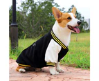 Winter Warm Dog  clothes Pet Sportswear-M-Black