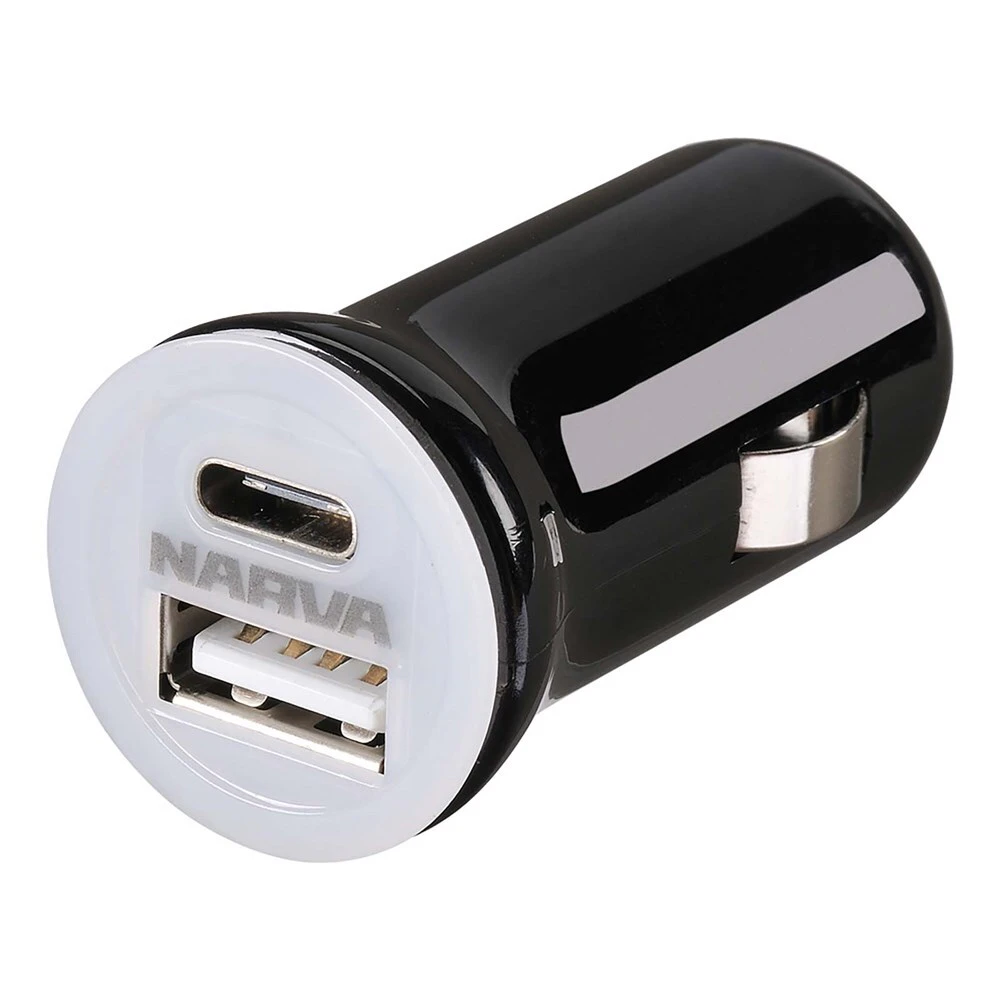 Narva 12v Socket USB/USB-C Adaptor 81056BL