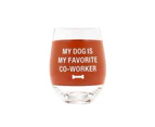 Say What - Wine Glass: My Dog is My Favourite - Novelty Drinkware