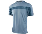 Troy Lee Designs Skyline SS Jersey - Jet Fuel Ice Blue/Red - Ice Blue/Red