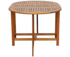 Wooden Dining Table Outdoor Garden Patio Balcony Folding Drop Leaf Furniture