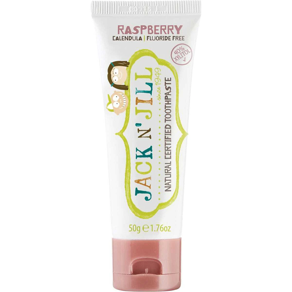 Natural Kids Toothpaste - Raspberry (6x50g)