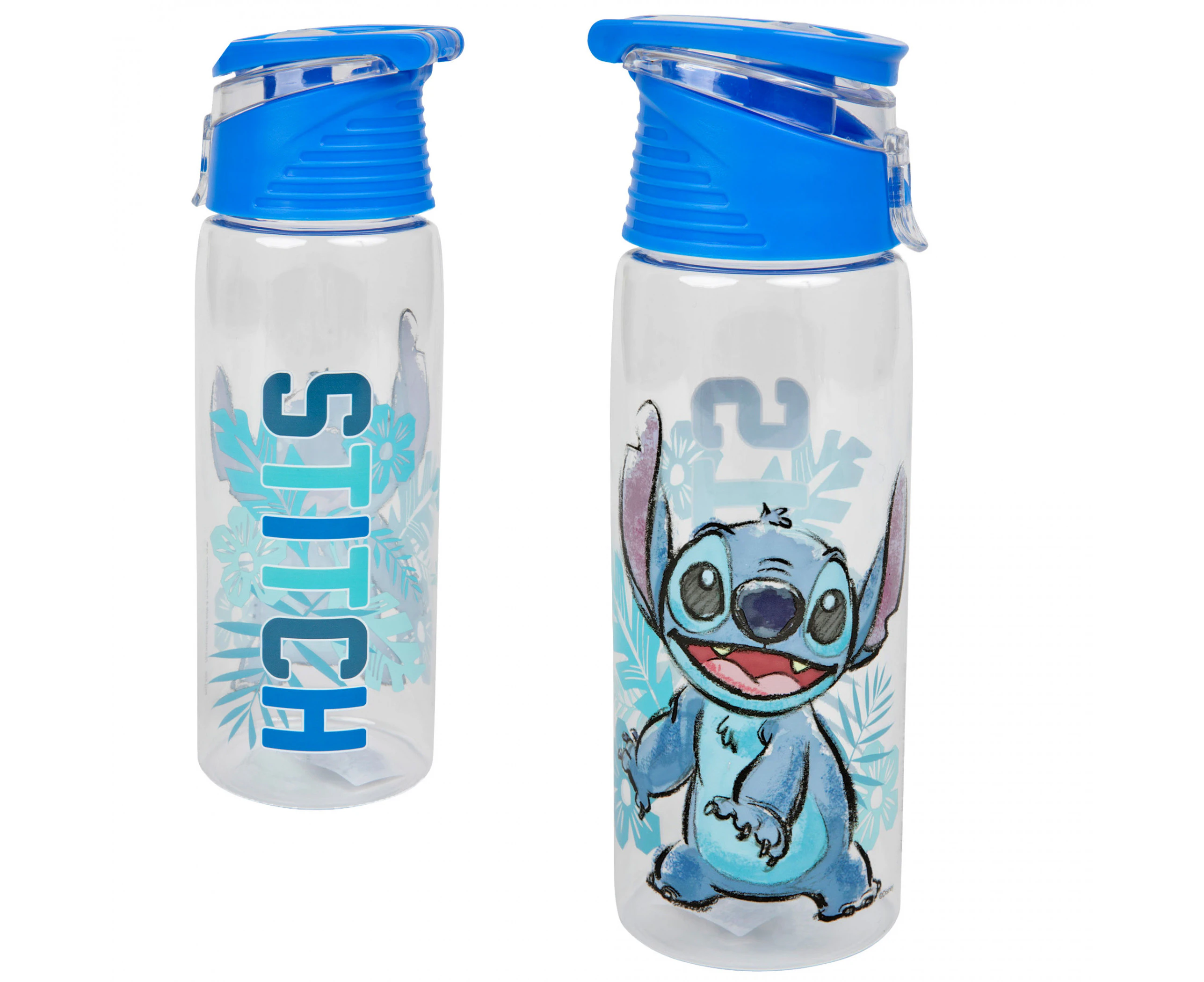 Disney Stitch Character Flip-Top Water Bottle