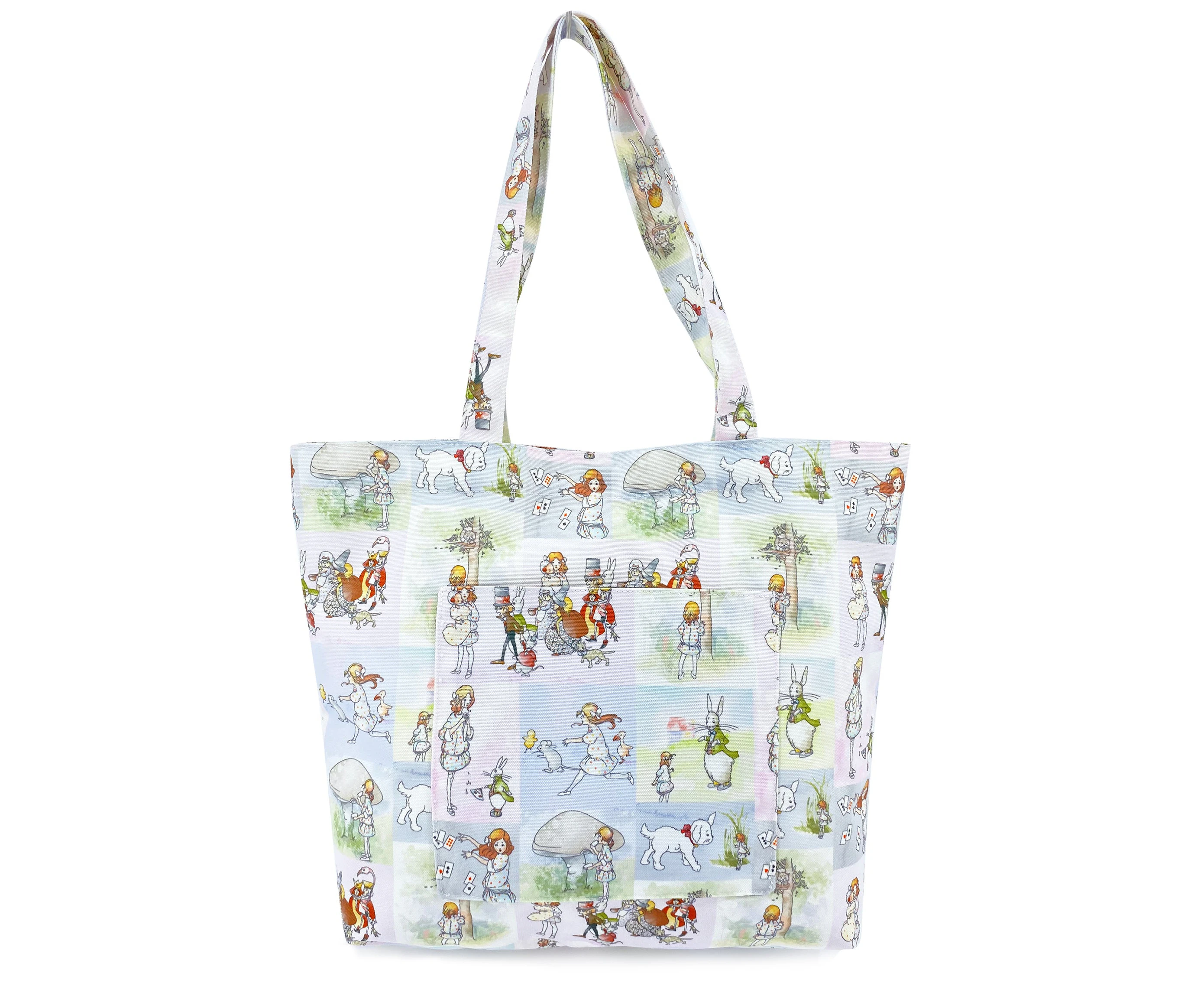 Young Spirit Alice In Wonderland Watercolour Stories Canvas Tote Bag