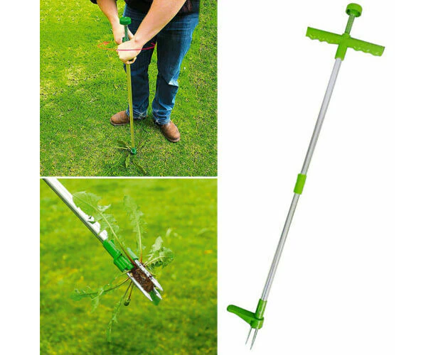 InMalla Weed Puller Weeder Twister Twist Pull Garden Lawn Root Remover Killer Tool