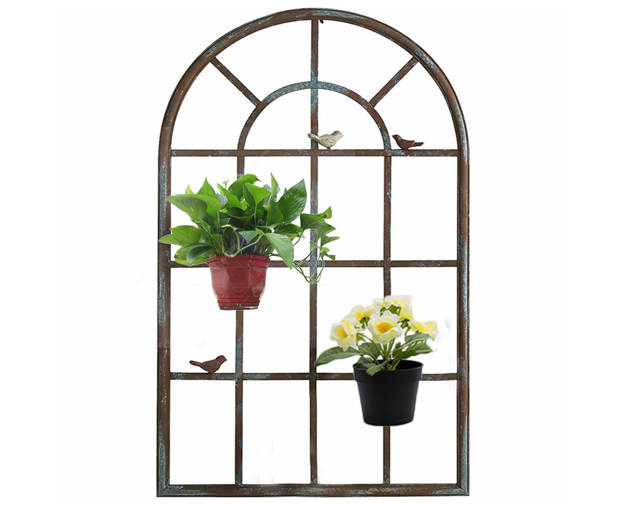 Large Metal Wall Art RUST PROVINCIAL FRENCH Classical Orangerie Hanging Planter Decor Gift