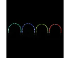 Set of 4 Arch Pathway Candy Cane Lights - 2 Colour Options - Multicolour