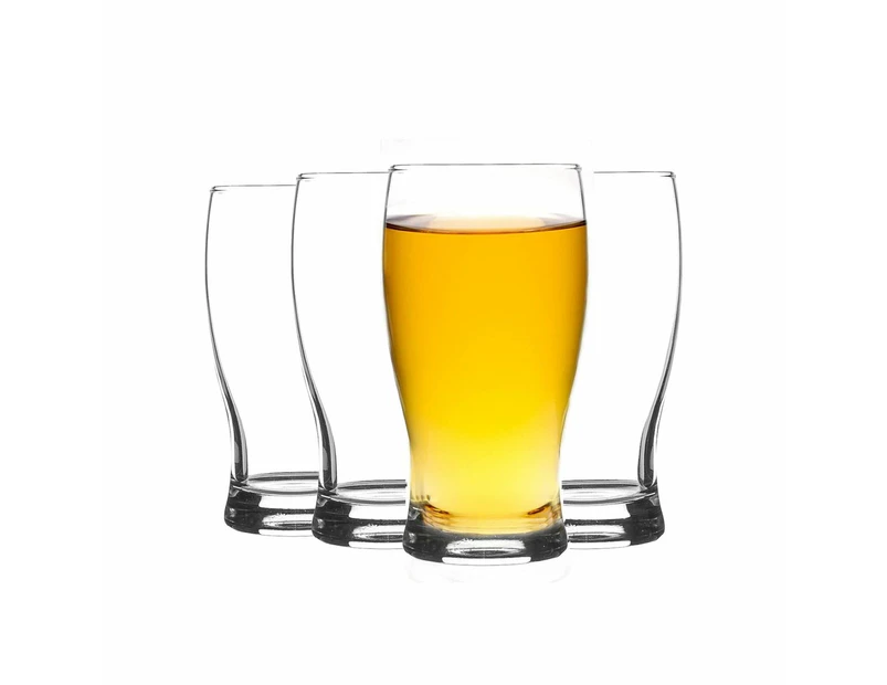 Classic Tulip Pint Beer Glasses Set of 4  580ml