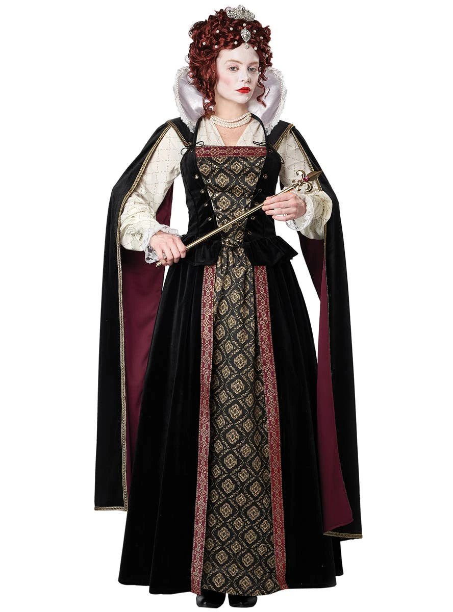 Renaissance Womens Deluxe Queen Elizabeth Costume Womens