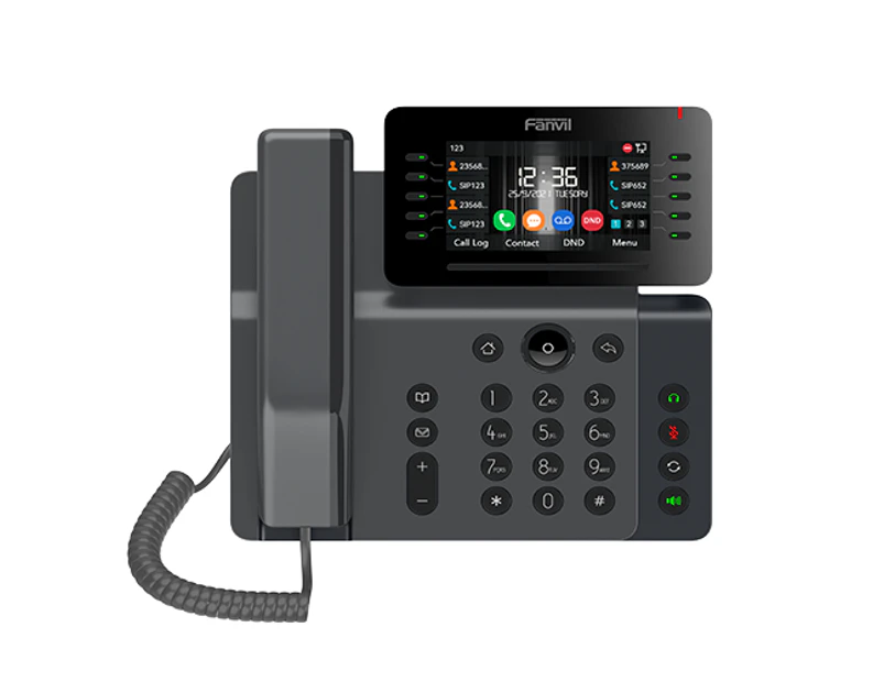 Fanvil V65 Prime Business Phone, 4.3' Adjustable Screen, built-in BT and Wi-Fi, 20 Lines, 45 DSS Keys, SBC Ready, 2 Year WTY
