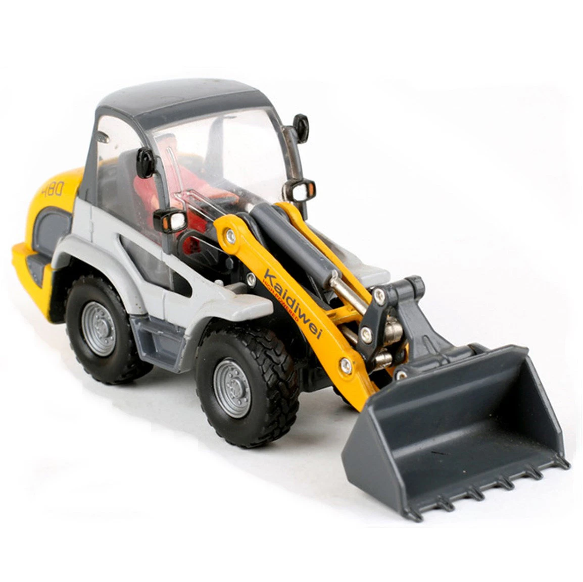 Die Cast Compact Wheel Loader 1:50 Scale Construction Vehicle 3D Model