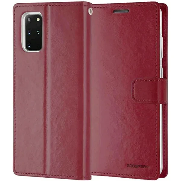 Goospery Bluemoon Diary Case for Samsung Galaxy S21 Ultra - Wine