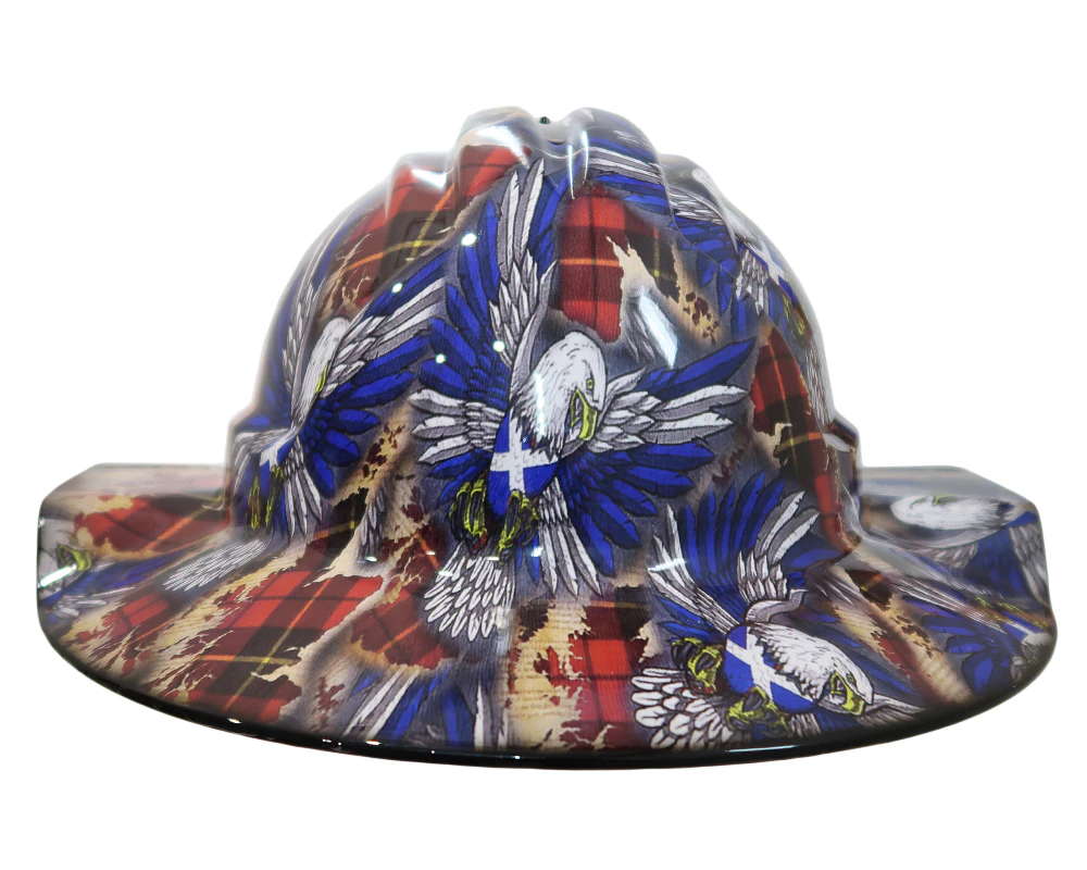 Cool Hard Hats Unisex SCOTTISH EAGLE Broadbrim Safety Hard Hat