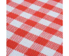 Picnic Blanket 200X200cm Premium Cashmere RED Rug Waterproof Mat Outdoor