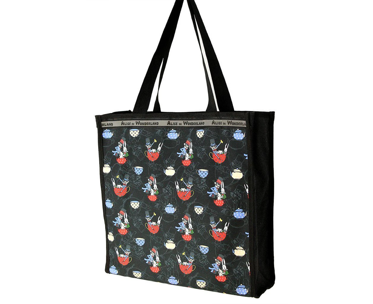 Young Spirit Alice In Wonderland Canvas Multi-Use Tote Bag - The Mad Hatter & Alice Watercolor Stories - The Mad Hatter