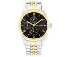 Tommy Hilfiger Two-Tone Steel Black Dial Multi-function Women's Watch - 1782591