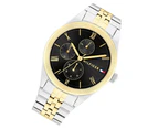 Tommy Hilfiger Two-Tone Steel Black Dial Multi-function Women's Watch - 1782591