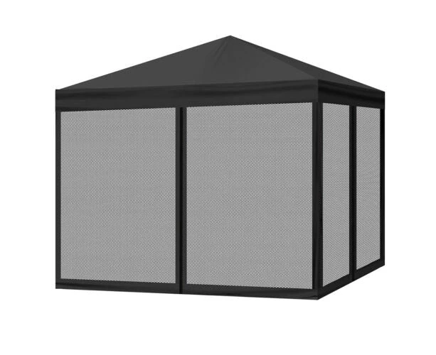 Mountview Gazebo Pop Up Marquee Outdoor Canopy 3x3m Wedding Tent Mesh Side Wall