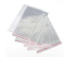 100x Peel & Seal Cellophane Bag Self Adhesive Clear Food Jewellery 23x15cm