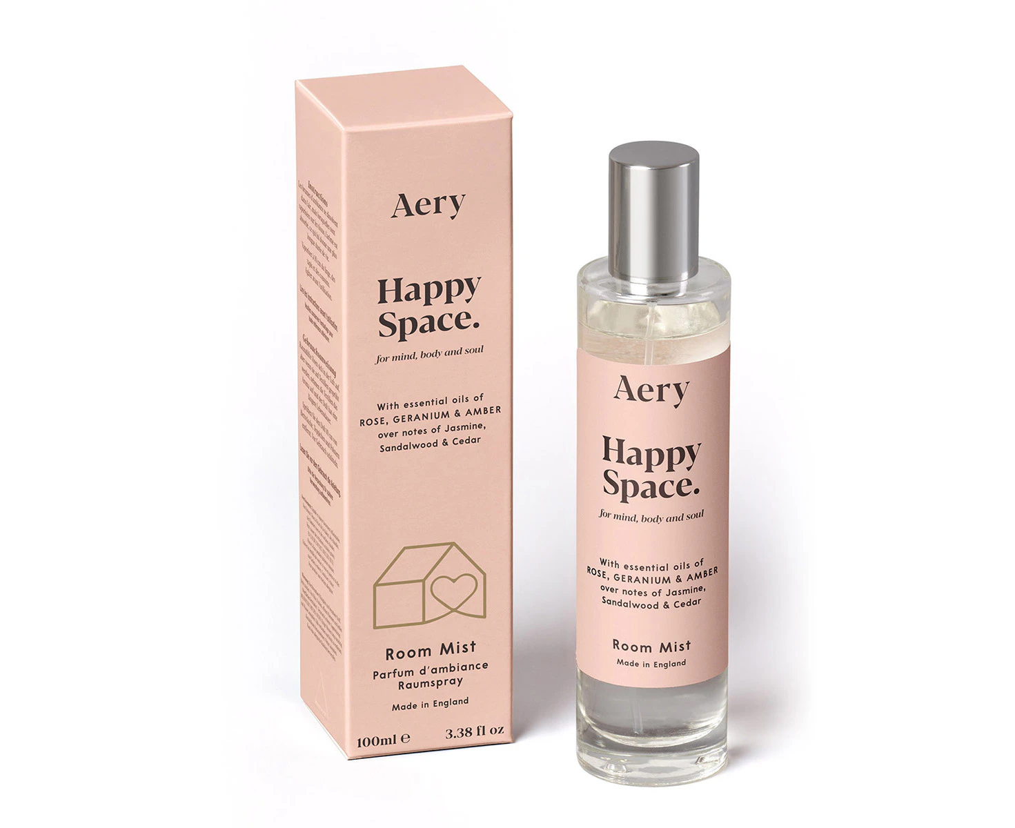 Aromatherapy 100ml Room Spray - Happy Space