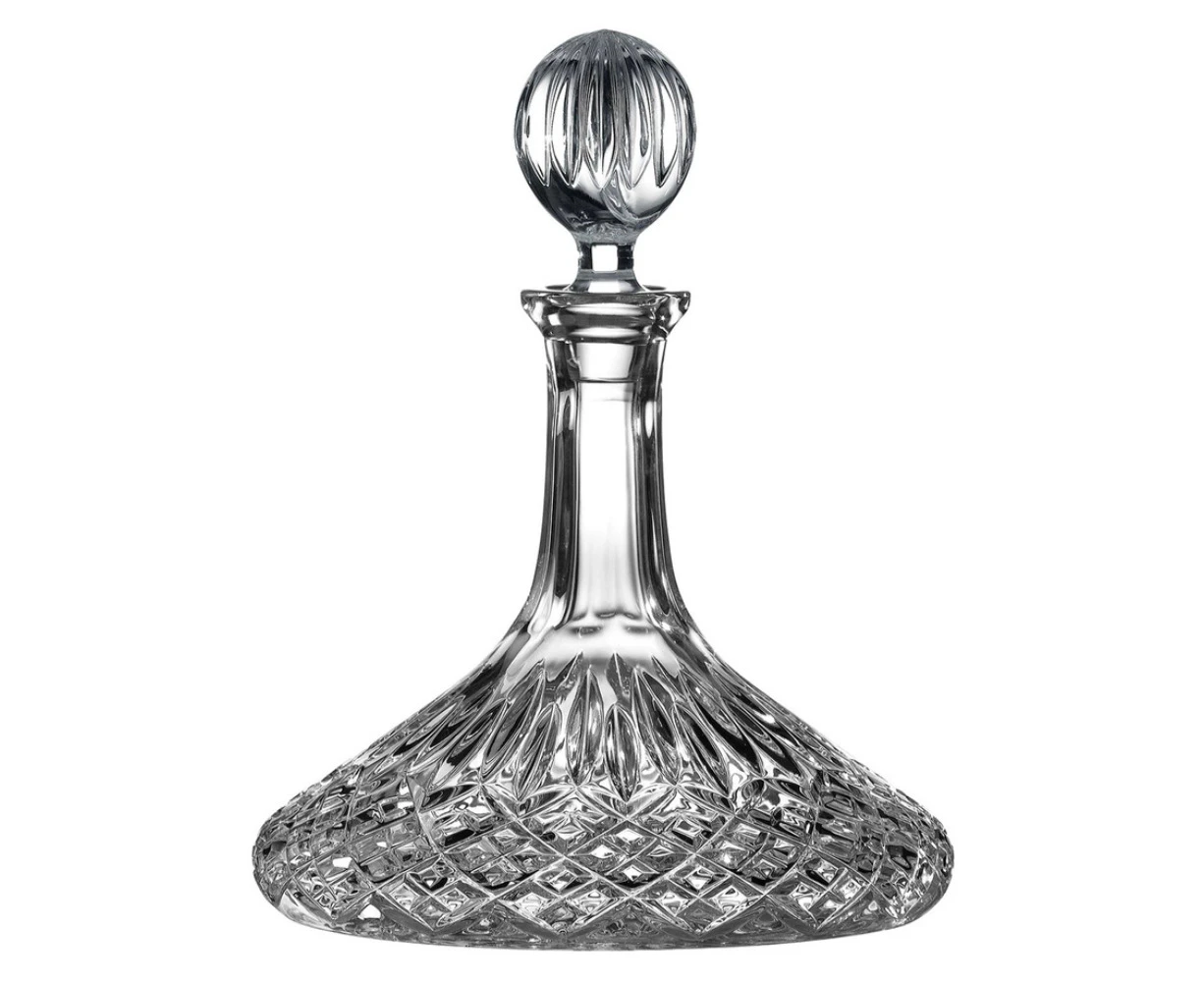 Royal Doulton Highclere Premium Crystal Ships Decanter