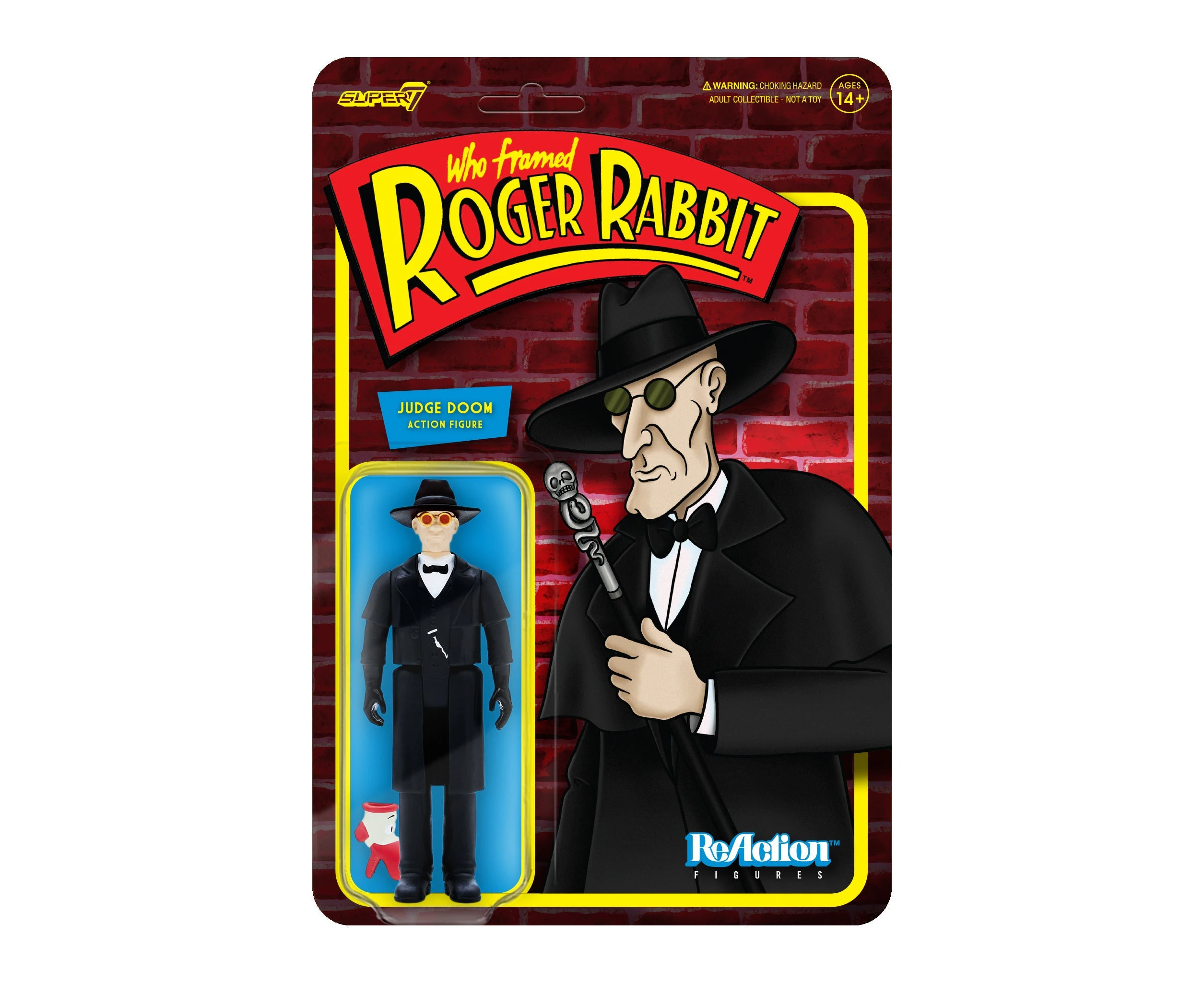 Super7 Who Framed Roger Rabbit ReAction Figure - Judge Doom