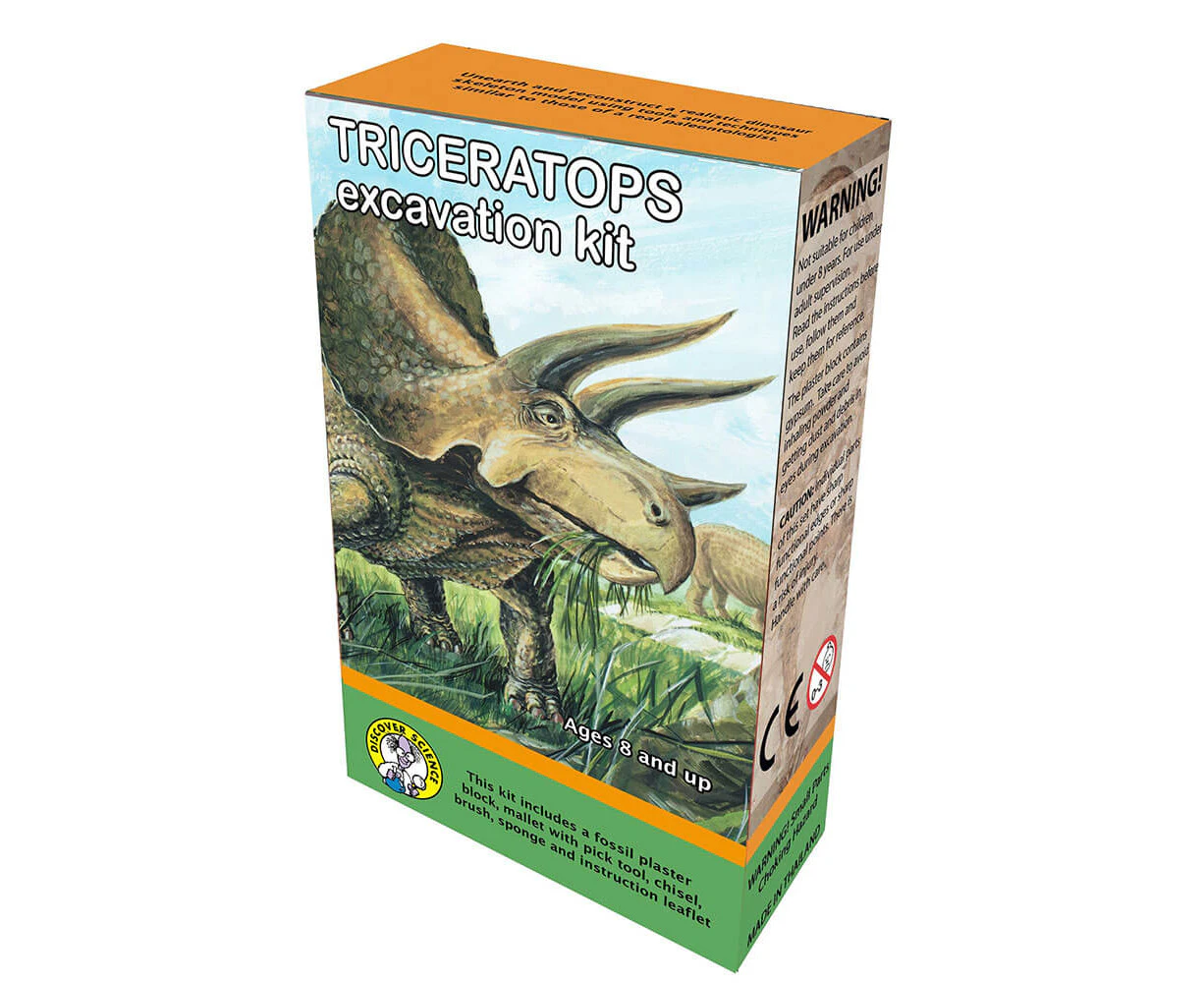 Discover Science Triceratops Excavation Kit