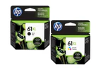 6 Pack HP 61XL Original High Yield Inkjet Cartridges CH563WA + CH564WA [3BK,3CL]