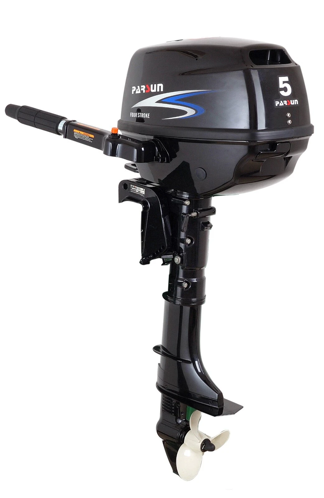 5HP PARSUN OUTBOARD MOTOR Short Shaft, 4-Stroke, Manual Start, Water Cooled