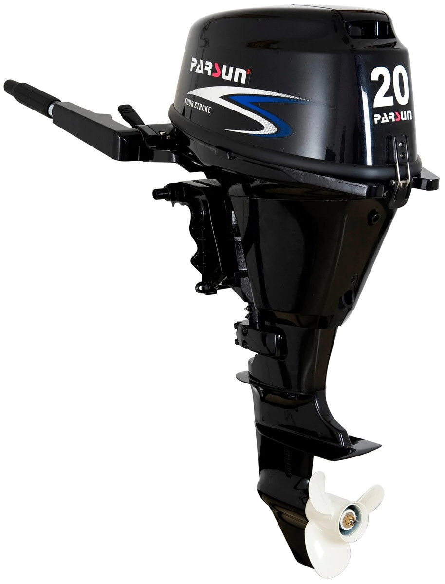 20HP EFI PARSUN OUTBOARD MOTOR Short Shaft 4-Stroke Tiller Control Electric Str