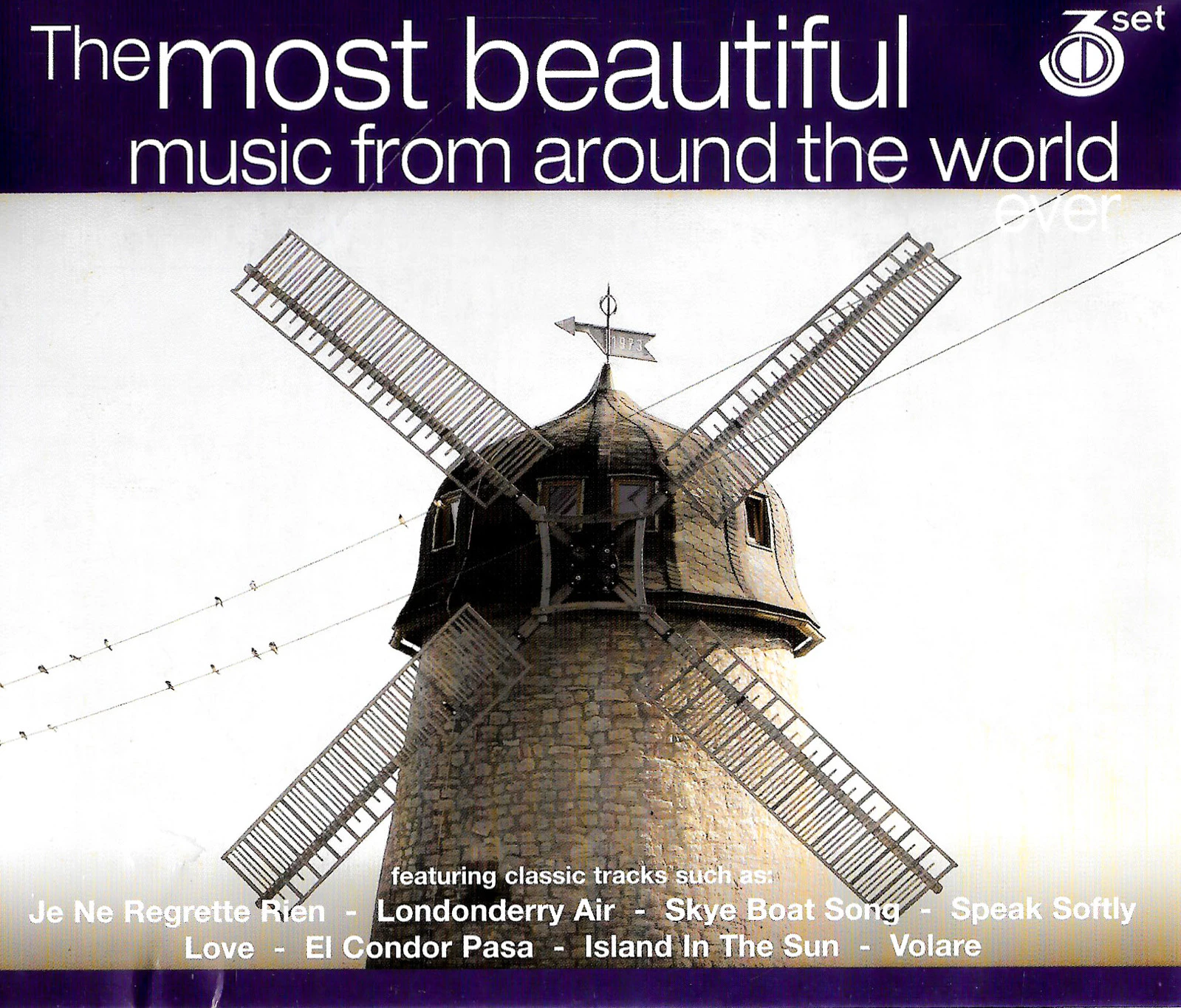 THE MOST BEAUTIFUL MUSIC FROM AROUND THE WORLD - VARIOUS ARTISTS on 3 Disc's