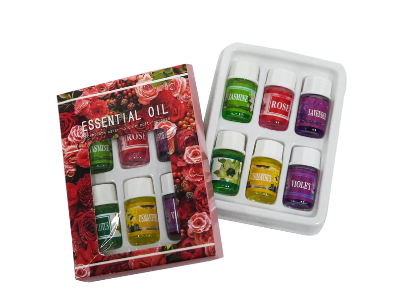 6 Scent X 3ML Pure Aromatherapy Essential Oil Gift Kit