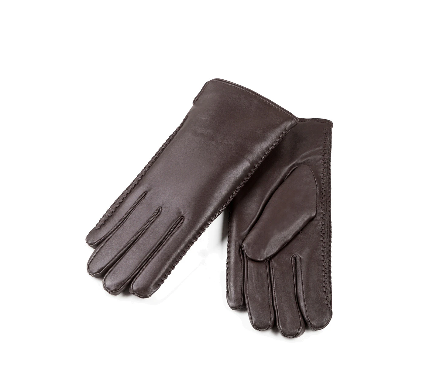 Ozwear Ugg Ladies Nappa Glove - Dark Chocolate